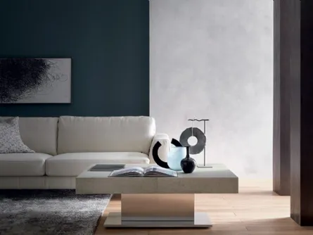 Tavolino Trasformabile con top effetto Malta Ares Mega di Altacom