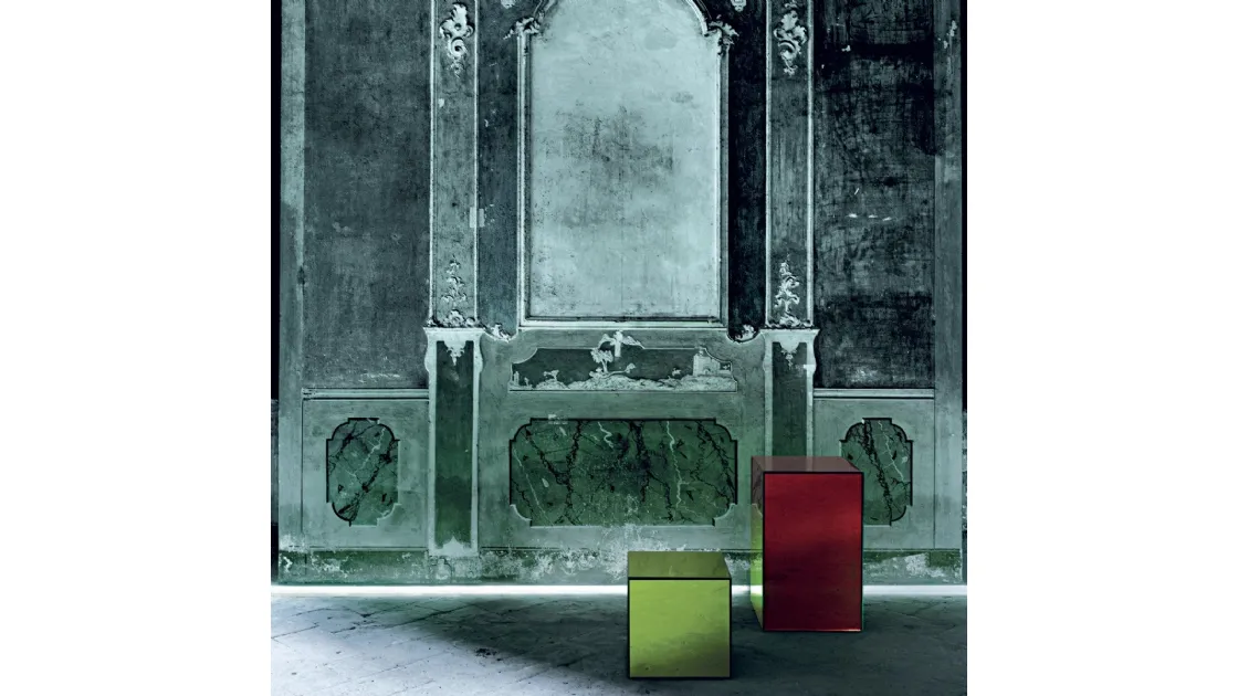 Tavolino contenitore Boxy di Glas Italia