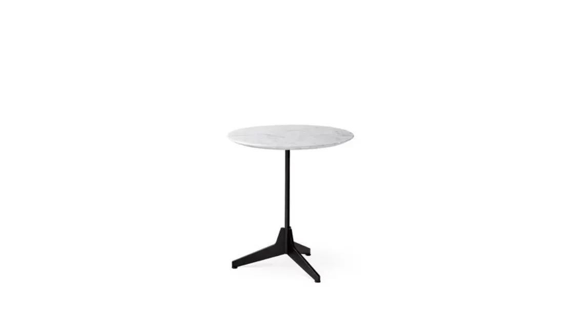 Tavolino Hexa con top in marmo di Saba