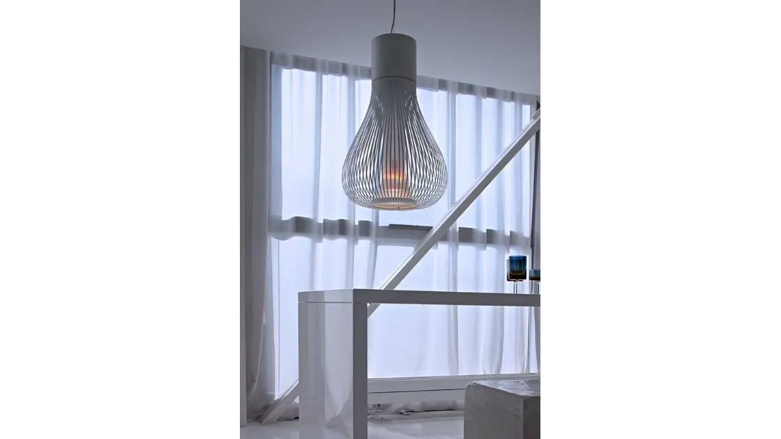 Lampada a sospensione in tessuto di Flos