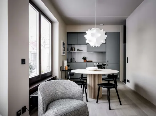 Lampada a sospensione con diffusore in resina Taraxacum di Flos