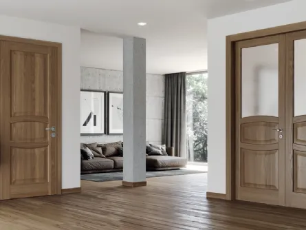 Porta blindata Milos in Rovere Cuoio di Bertolotto