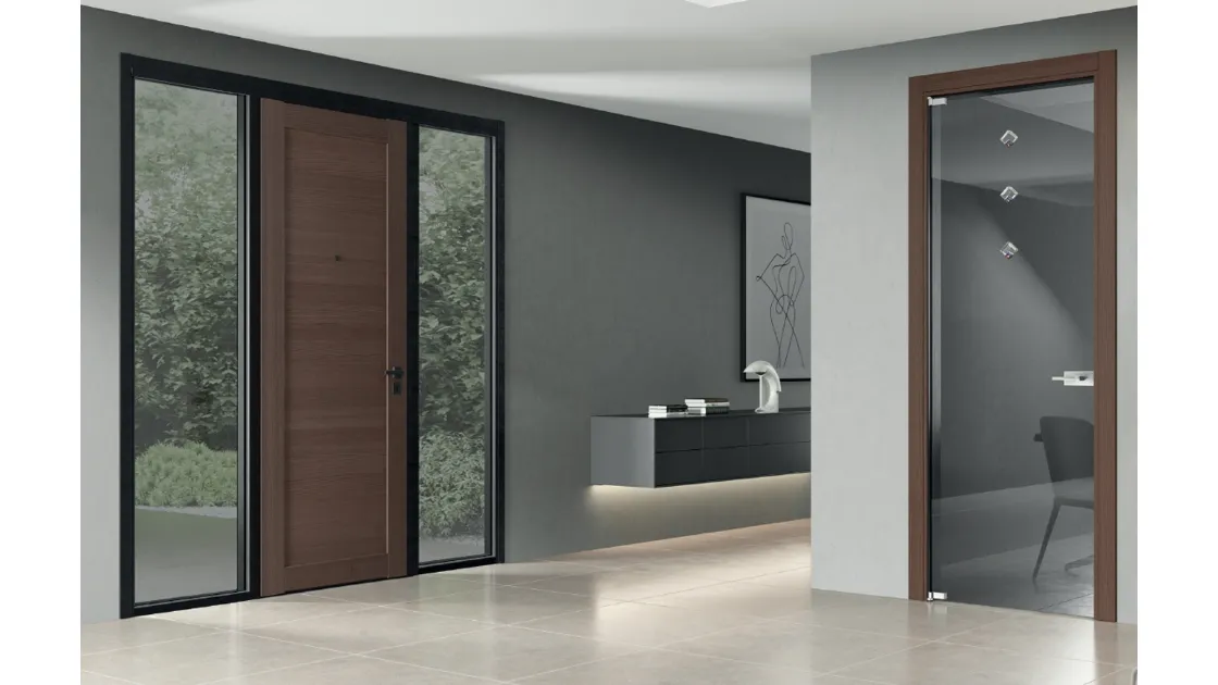 Porta blindata Thor in Rovere Tabacco di Bertolotto