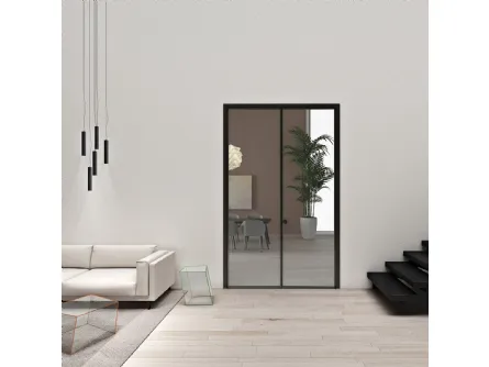 Porta per interni Aladin Double Swing Frame di Glas Italia