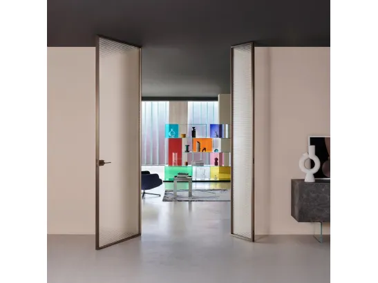 Porta per interni Sherazade Double Swing Plain di Glas Italia