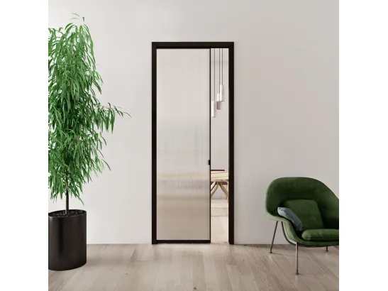 Porta per interni Sherazade Pocket Frame di Glas Italia
