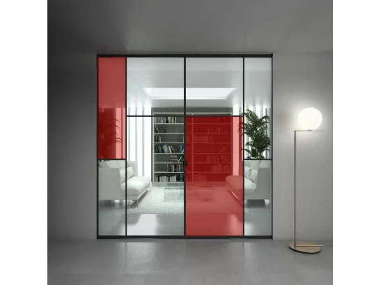 Porta per interni Sherazade Pocket Patchwork di Glas Italia
