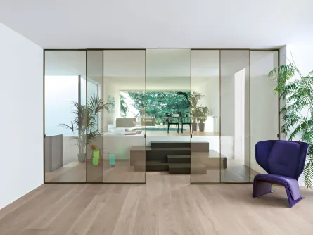 Porta Sherazade Slide di Glas Italia