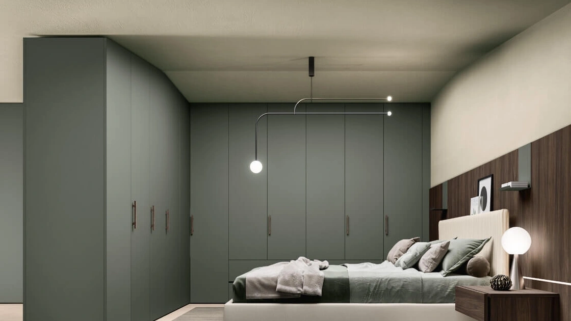 Armadio battente angolare Alterna SM2005 di Zalf