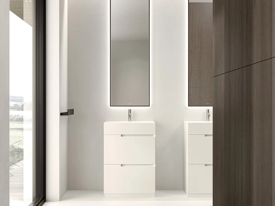 Mobile da Bagno a terra Modern Bianco di Casabath