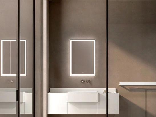 Mobile da Bagno sospeso Living Evolution 05 in Monolith di Casabath