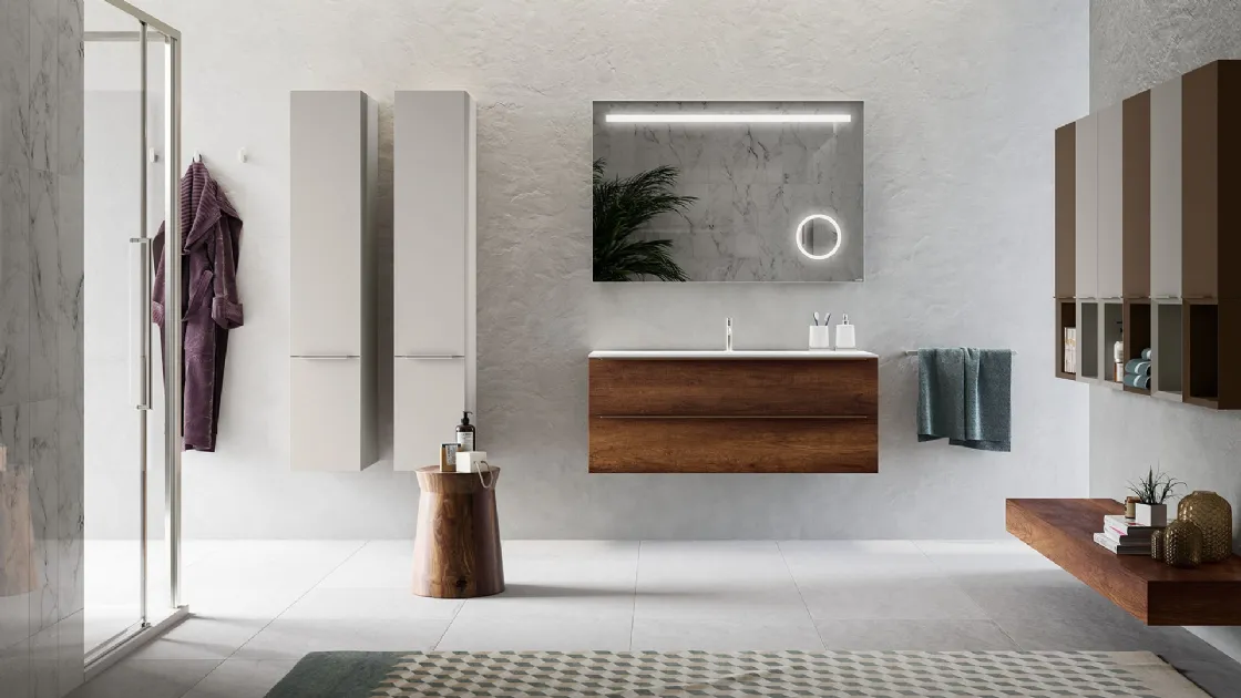 Mobile da Bagno Logico Composizione B di Inda