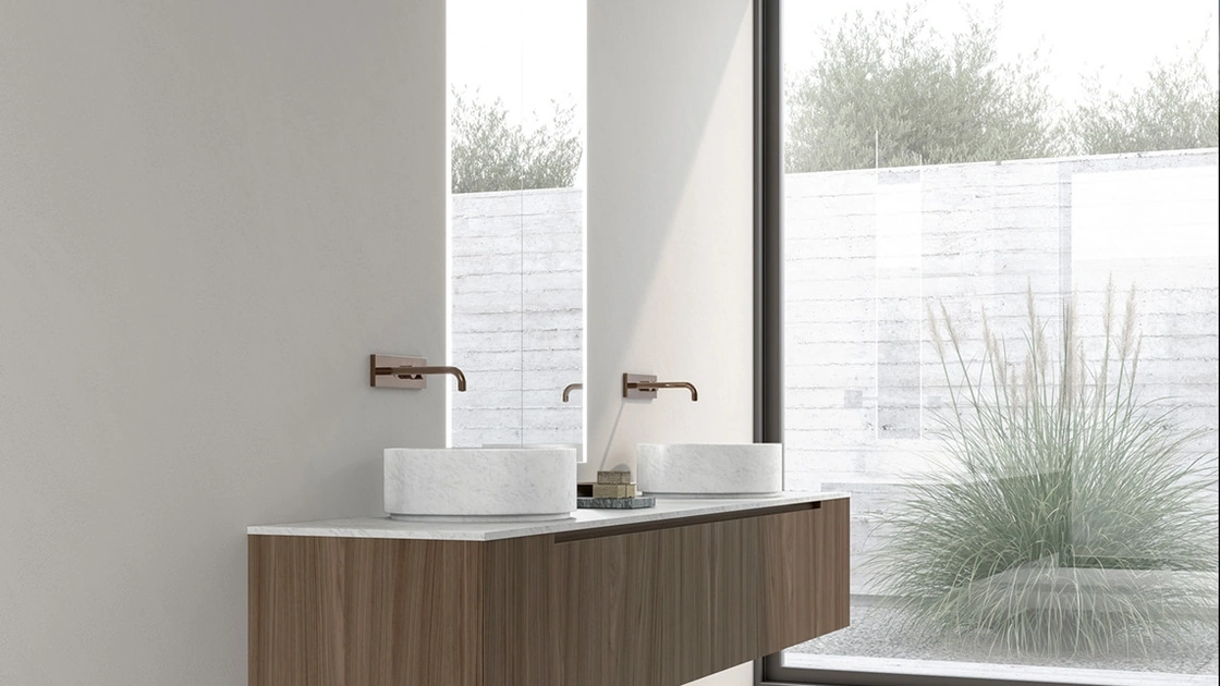 Mobile da Bagno Modern Noce Mogano di Casabath