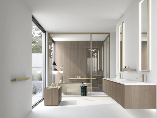 Mobile da Bagno sospeso Modern Rovere Nordic di Casabath