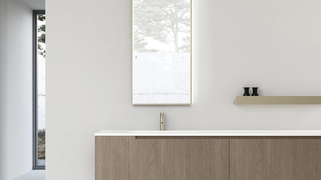 Mobile da Bagno sospeso Modern Rovere Nordic di Casabath