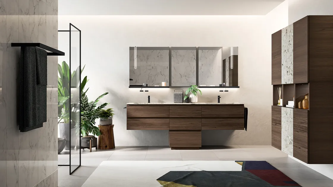 Mobile da Bagno a terra Perfetto 03 di Inda