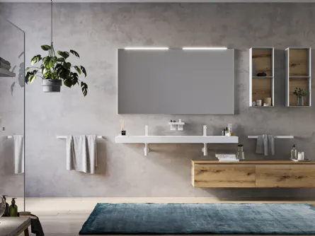 Mobile da Bagno Perfetto Composizione B di Inda