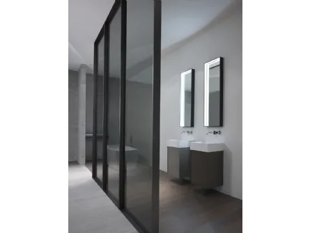 Mobile da bagno sospeso in laccato opaco S40 02 di Casabath