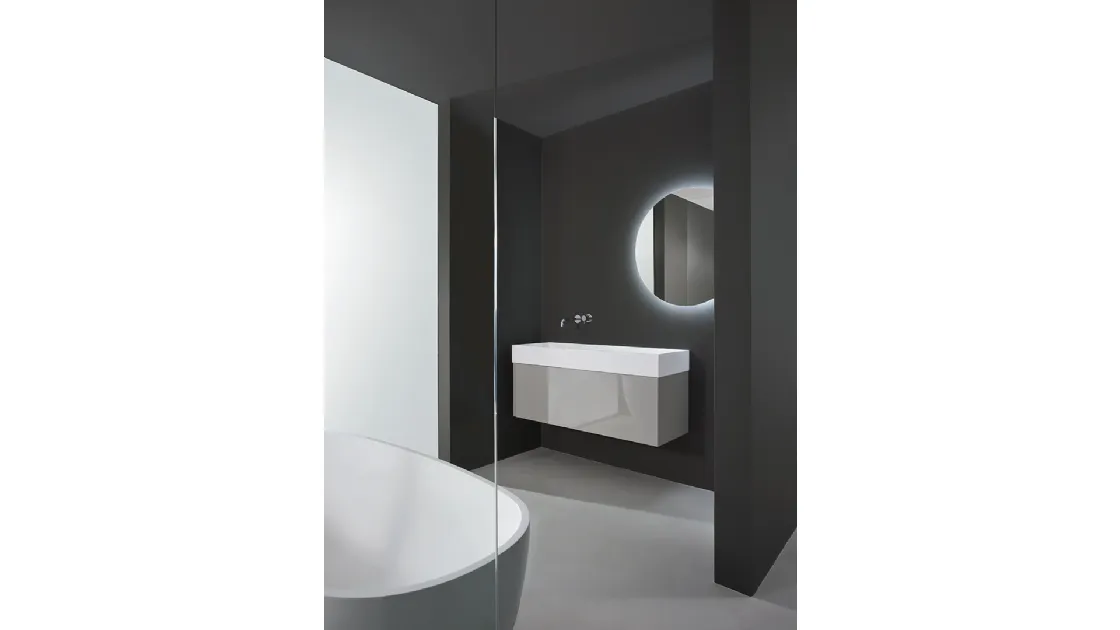 Mobile da Bagno sospeso S40 in laccato Londra lucido di Casabath