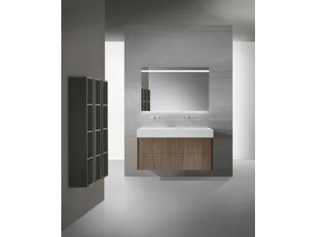 Mobile da Bagno sospeso S40 in Noce Canaletto di Casabath