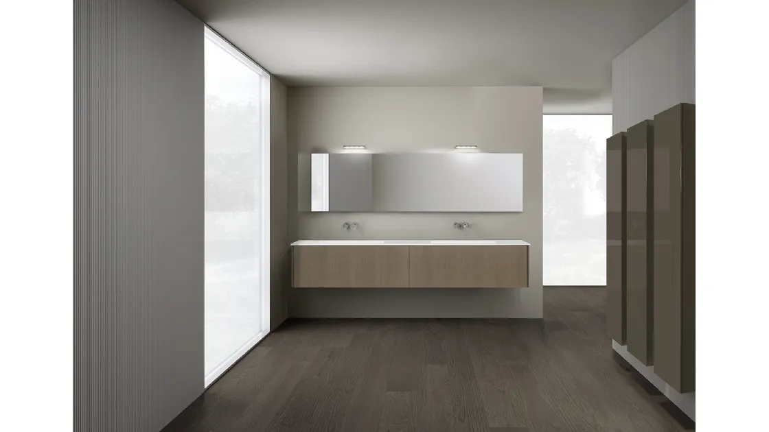 Mobile da Bagno S40 in Rovere Cenere di Casabath