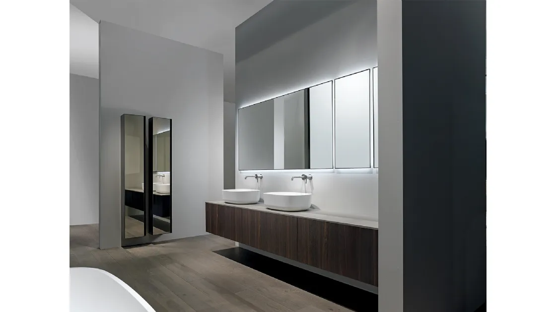 Mobile da Bagno sospeso Wall in Rovere Thermo di Casabath