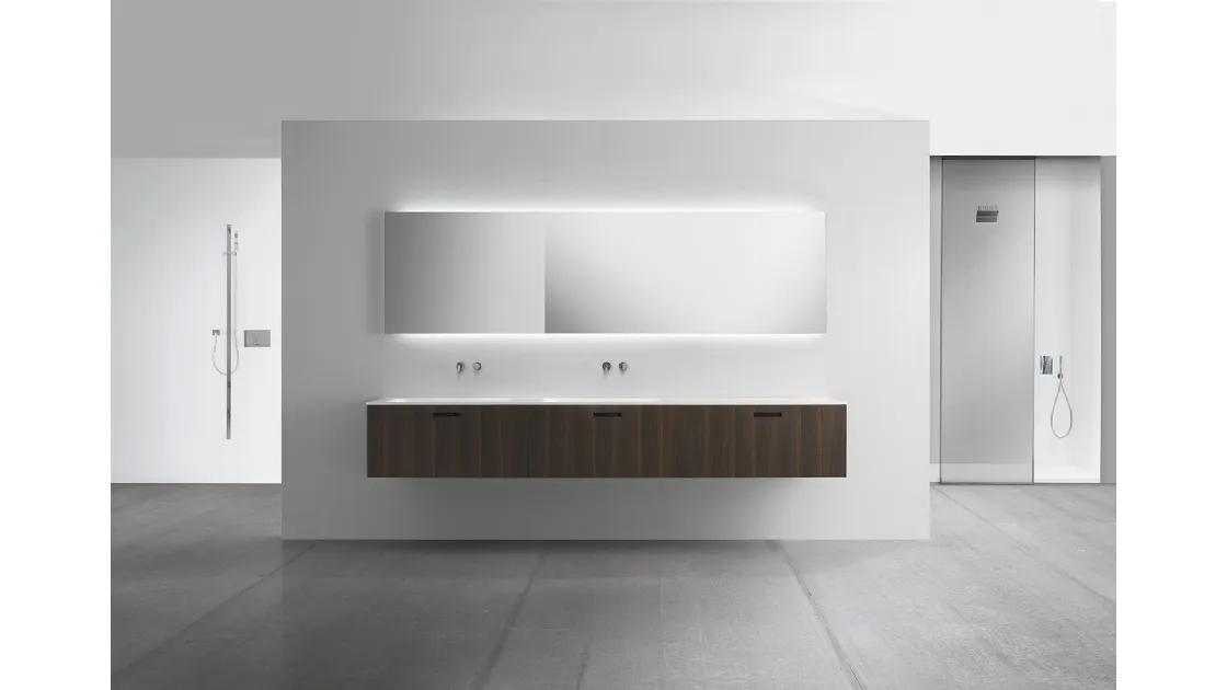 Mobile da Bagno moderno Wall Rovere Thermo di Casabath