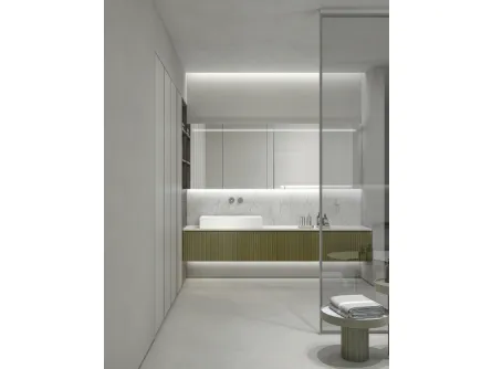 Mobile da Bagno sospeso XL in Rovere Muschio di Casabath