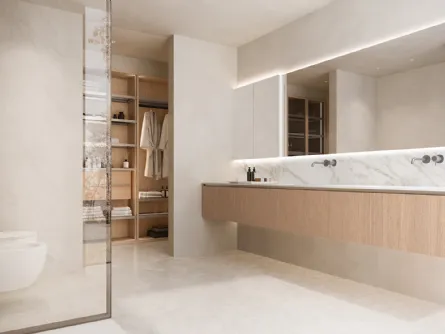 Mobile da Bagno sospeso XS in Rovere sbiancato di Casabath