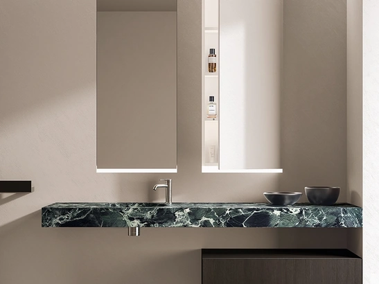 Mobile da Bagno Zero 15 Rovere Moka e marmo di Casabath
