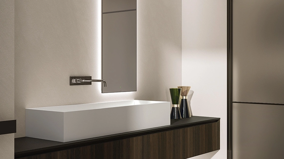 Mobile da Bagno sospeso Zero 15 Rovere Thermo di Casabath