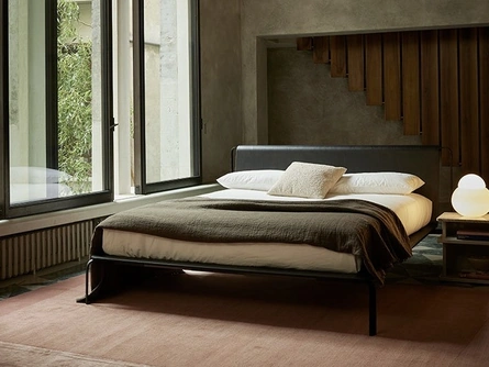 Letto matrimoniale Bend-e Wood di Bolzan Letti