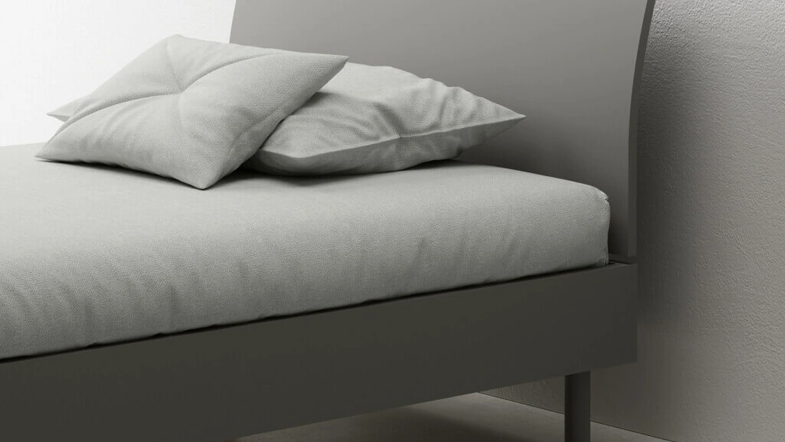 Letto matrimoniale con testiera Bent di Zalf