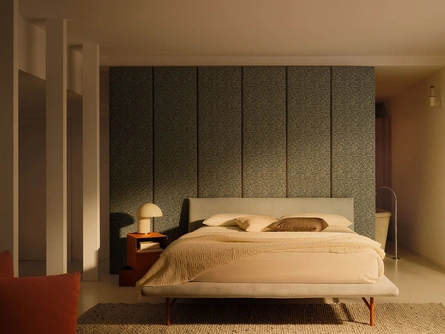 Letto imbottito Dora di Bolzan Letti