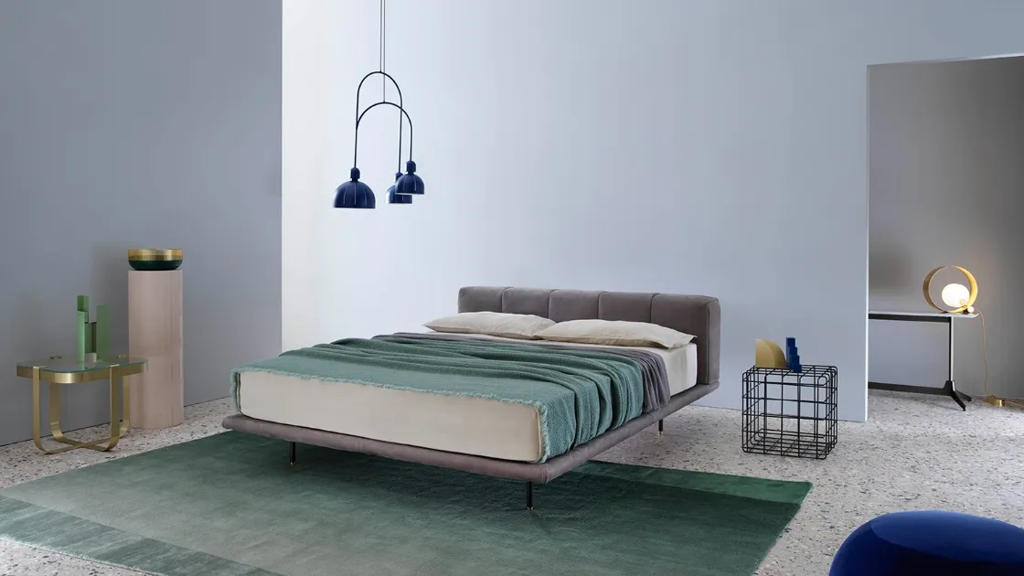 Letto in tessuto Pixel Air di Saba