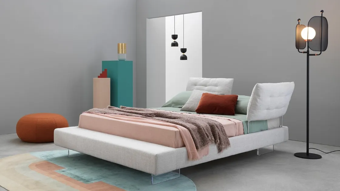Letto Limes T Large con testiera riposizionabile di Saba