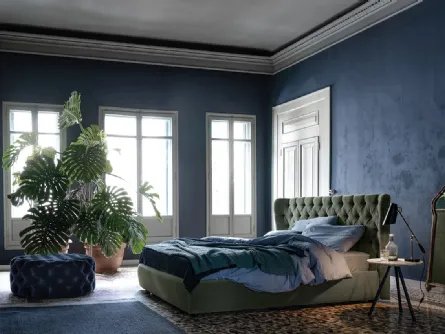 Letto in tessuto Selene di Bolzan