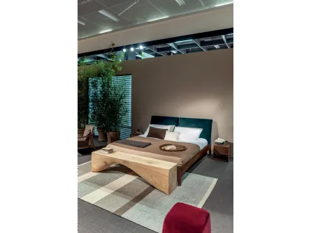 Letto Sleepy con testata imbottita di Riva1920