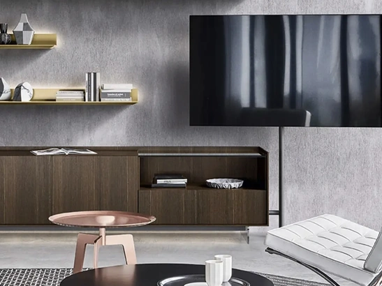 Mobile Porta Tv in Rovere Tv Video di Sangiacomo