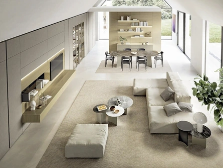 Parete Attrezzata Domino Boiserie 02 di Sangiacomo