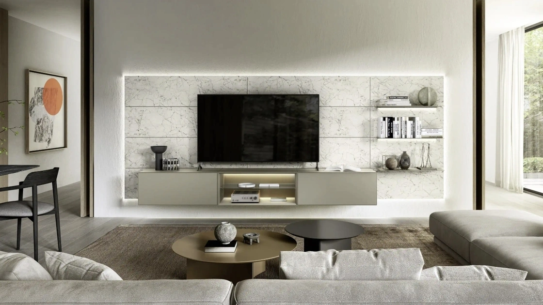 Parete Attrezzata Domino Boiserie 05 di Sangiacomo