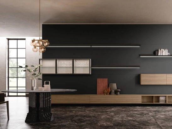 Parete Attrezzata SpaceMakers day SM2225 di Zalf