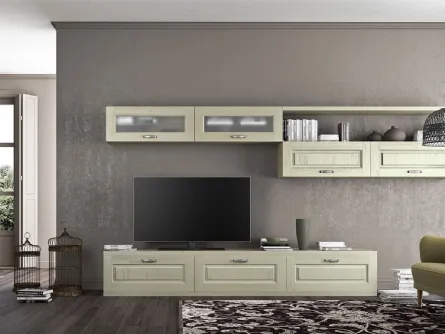 Parete Attrezzata in legno Verona IV di Arredo3