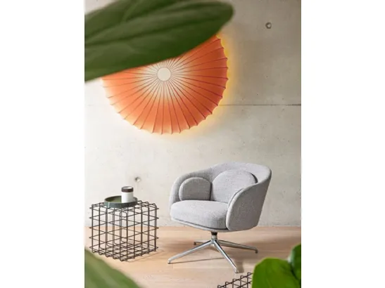 Poltrona Sunset Armchair in tessuto imbottito di Saba