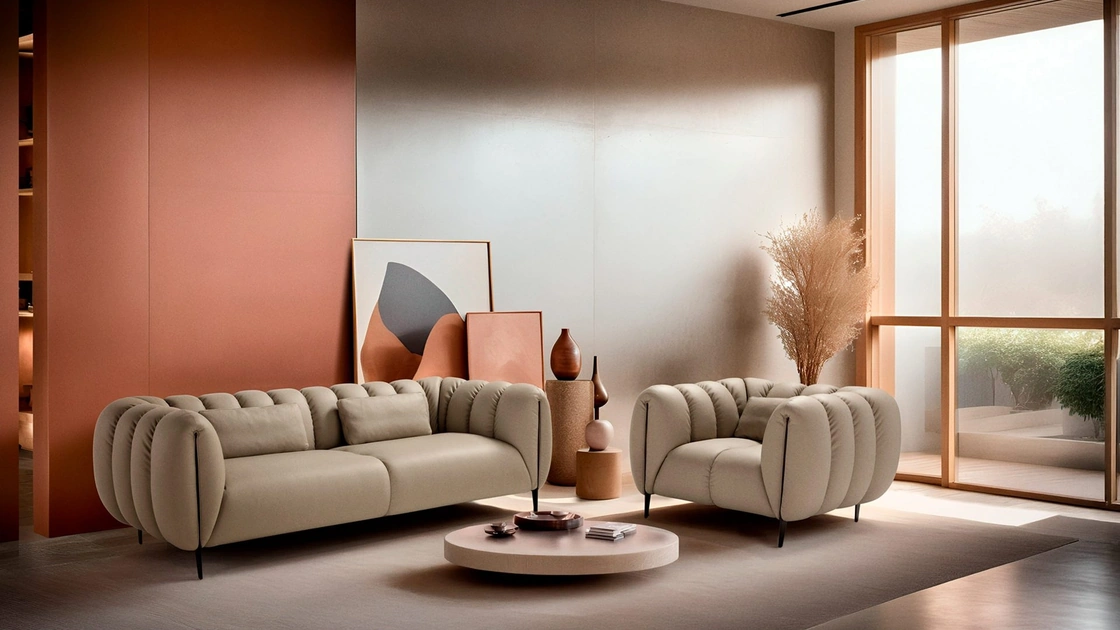 Divano lineare Brando di Franco Ferri