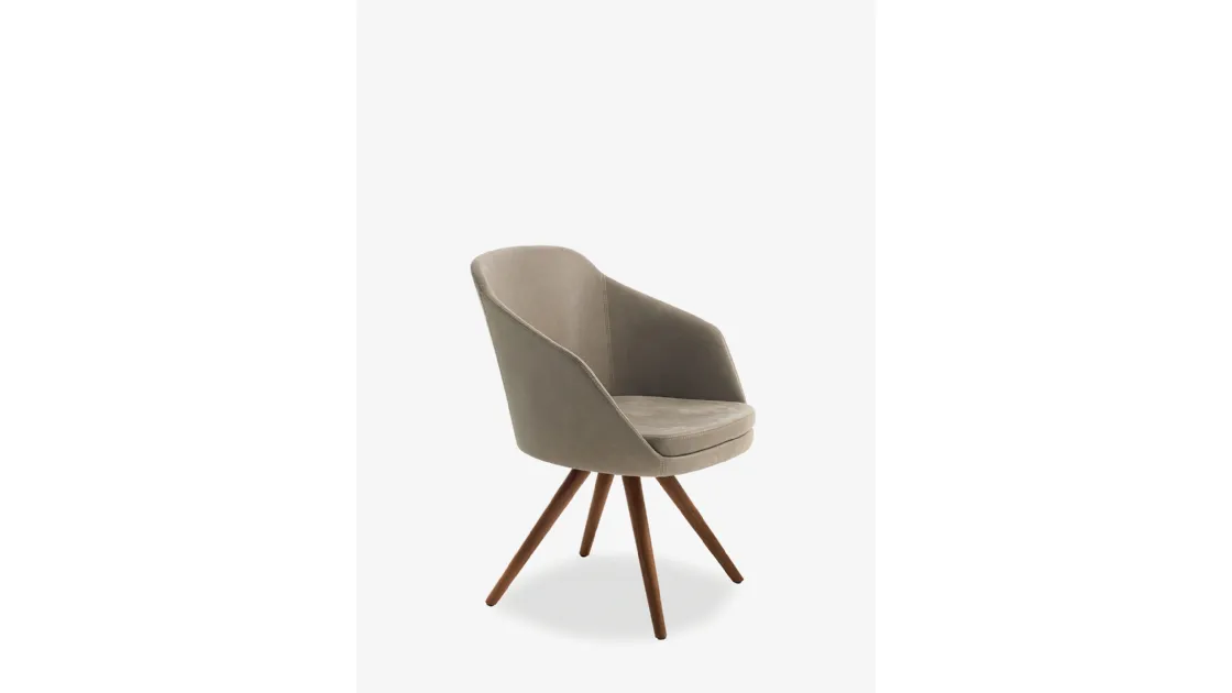 Sedia Arm Chair Wood di Riva1920