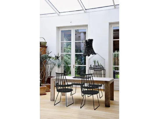 Sedia Comback Slitta di Kartell