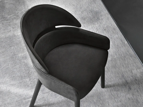 Sedia in pelle Lloyd di Fiam