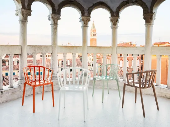 Sedia impilabile Venice di Kartell