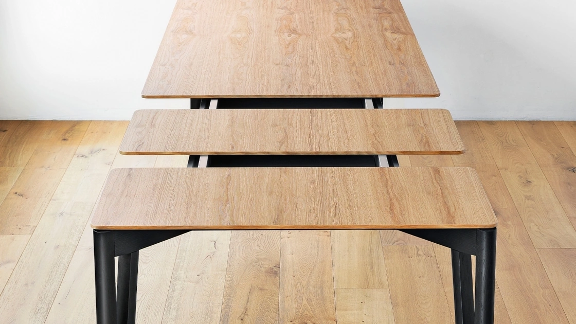 Tavolo allungabile in legno Decapo di Miniforms